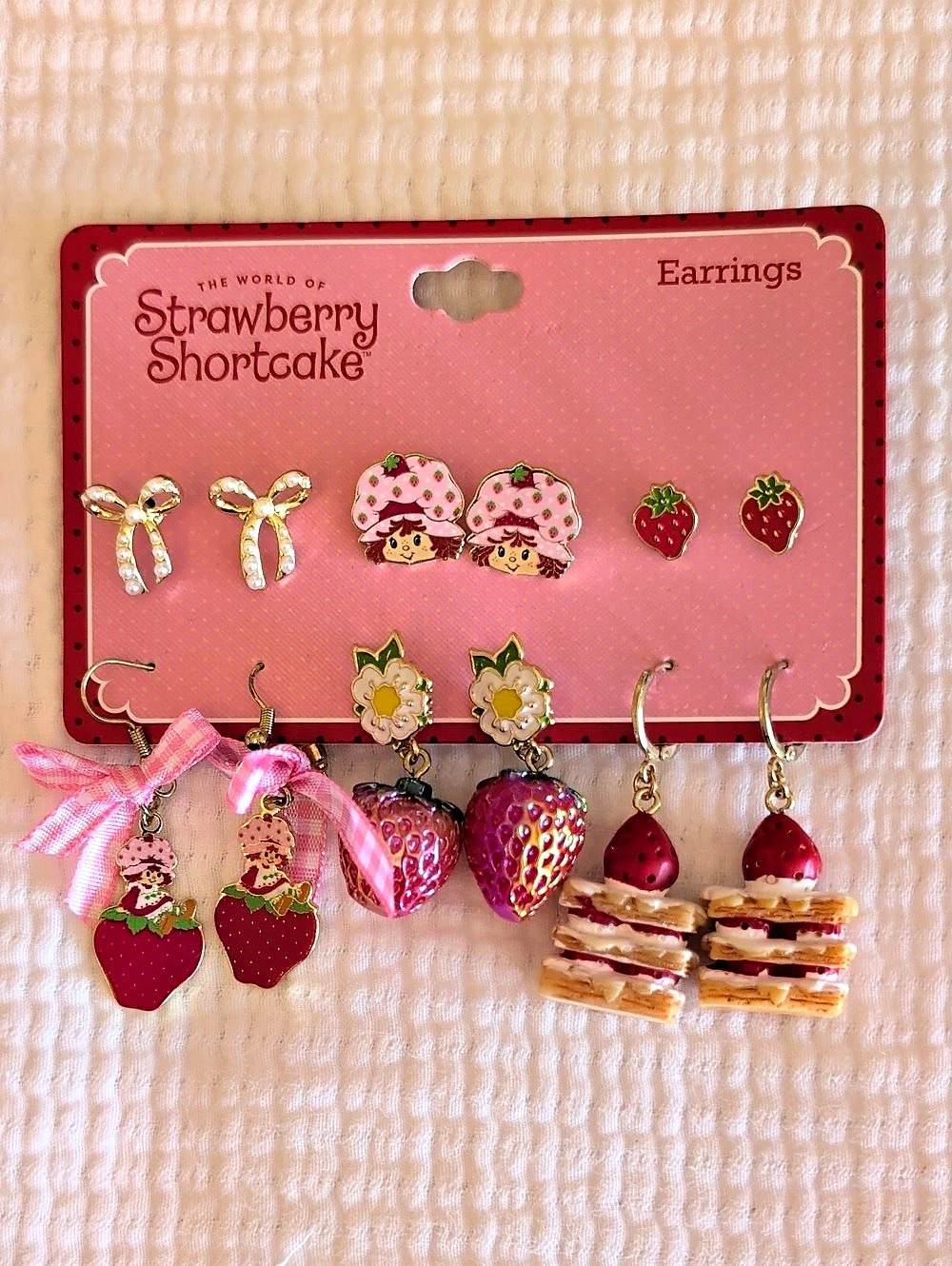 Strawberry Shortcake Figural Earring Set - BoxLunch Exclusive